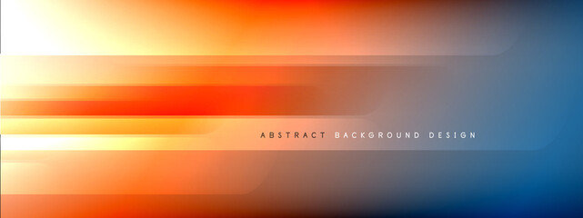 Motion concept neon shiny lines on liquid color gradients abstract backgrounds. Dynamic shadows and lights templates for text