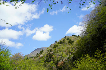 山と青空