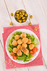 Ascoli stuffed olives.

