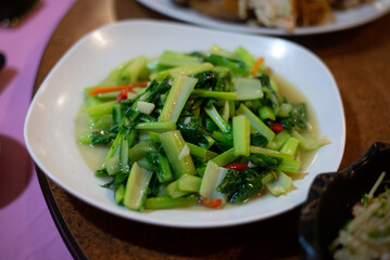 stir fried chienes choy