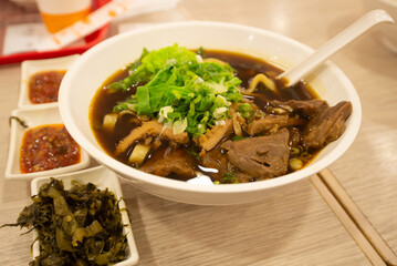 Chinese Taipei beef noodle