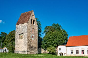 Wessobrunn Abbey, a Benedictine monastery near Weilheim in Bavaria, Germany