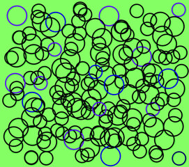 background with rings