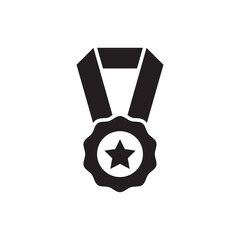 medal icon vector symbol template