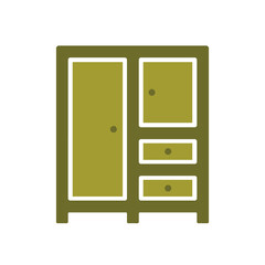 Cupboard Illustration vector simple design