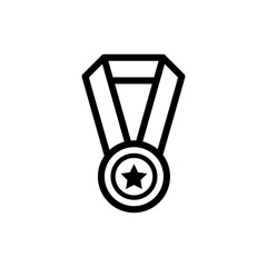 medal icon vector symbol template