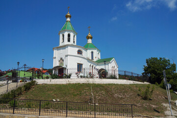 Russia. Krasnodar region. Abrau-Durso. Church of St. Xenia of Petersburg.