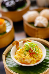 curry crab in dim sum restaurant