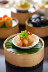 Hong kong Dim sum - shrimp in chili sauce