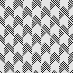 Seamless abstract striped patterns with elements of herringbone