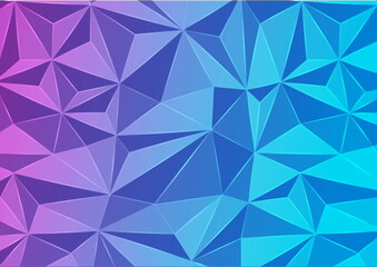 abstract violet  gradient low poly background