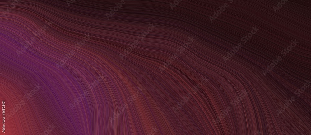 Poster background graphic design with abstract waves design with very dark pink, old mauve and dark moderat