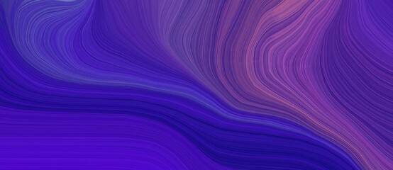 Obraz premium background graphic element with smooth swirl waves background design with dark slate blue, moderate violet and blue violet color