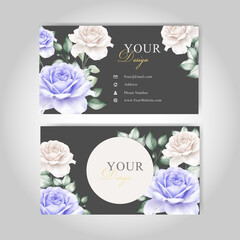 Floral business cards Template