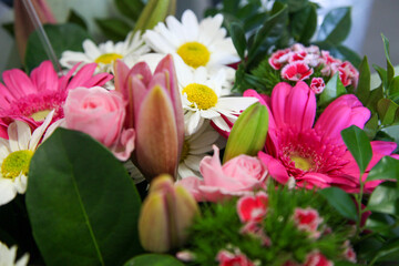 Obraz na płótnie Canvas Arrangement / Bouquet of Australian grown flowers