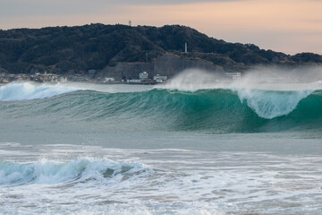 Japan Waves, the ocean in Japan is very beautiful, especially near Tokyo. There are many famous coastal areas. Chiba is the most popular for surfing you can learn to surf at these locations as well.