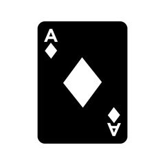 poker card icon vector design template