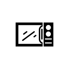 microwave icon vector symbol template