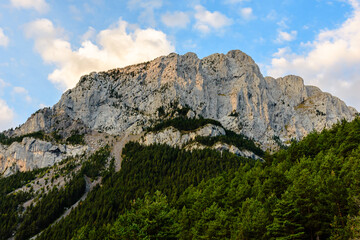 Iconic mountain - The Massif of Pedraforca (Catalonia, Spain, the province of Berguedà)