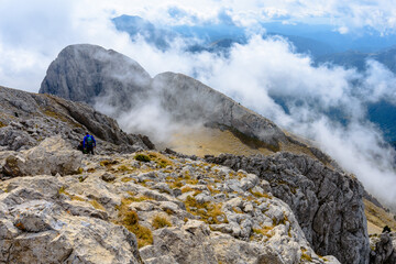 View from the top of the mountain (Hiking at the Massif of Pedraforca)