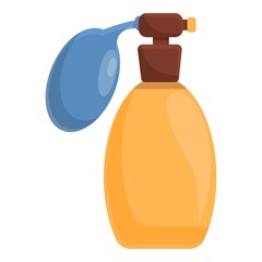 Groomer perfume bottle icon. Cartoon of groomer perfume bottle vector icon for web design isolated on white background