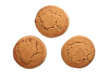 Oatmeal cookies isolated