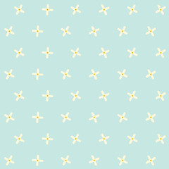 seamless background with white flowers