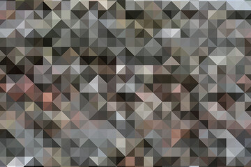 Multi-colored rectangular pixel background. The texture consisting of multi-colored triangles.