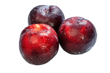 Obraz premium Ingredient Of Plum Without Background