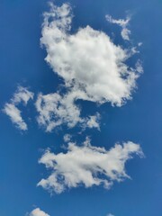 blue sky with clouds
