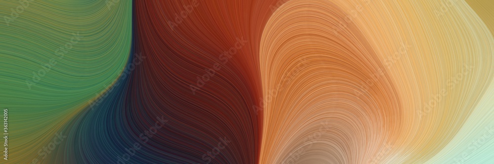 Poster abstract artistic art background with lines and peru, dark slate gray and dark salmon colors. can be used as canvas, background or texture