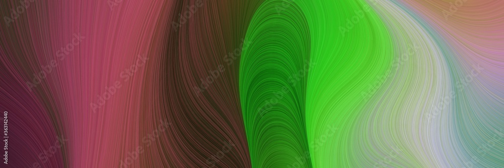 Poster abstract artistic background with lines and old mauve, dark gray and moderate green colors. art can 
