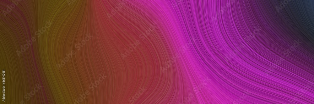 Poster abstract artistic background with lines and old mauve, dark orchid and dark magenta colors. art can 