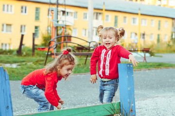 children play on the Playground