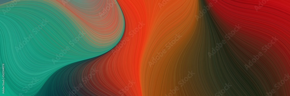 Poster abstract colorful background with lines and chocolate, old mauve and medium sea green colors. art can be used as background or texture