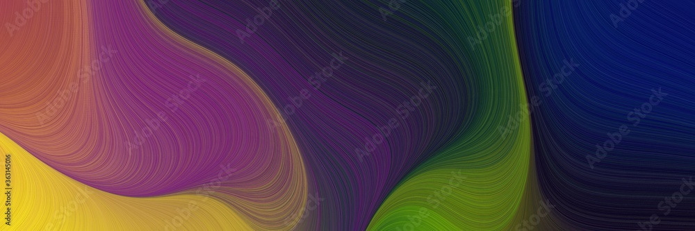 Poster abstract artistic art background with lines and very dark blue, indian red and dark moderate pink co