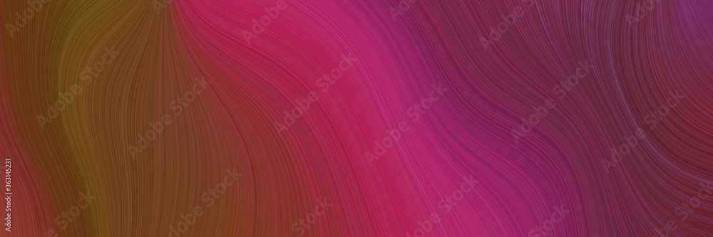 Aufkleber abstract artistic art background with lines and dark moderate pink, old mauve and moderate pink colo
