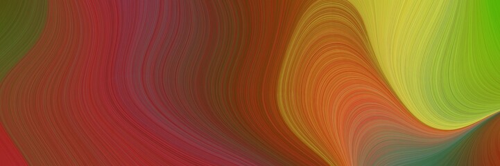 abstract colorful background graphic with lines and saddle brown, yellow green and coffee colors. can be used as poster, background or banner