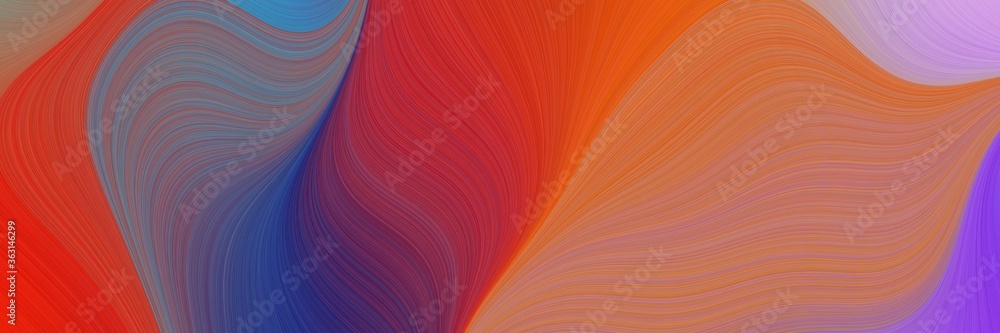 Poster abstract colorful background with lines and moderate red, indian red and dark slate blue colors. can be used as canvas, background or banner