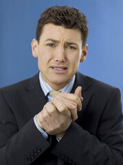 Worried businessman