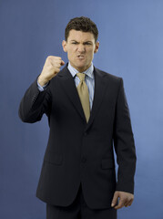 Serious- looking businessman