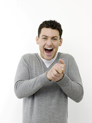 Happy man