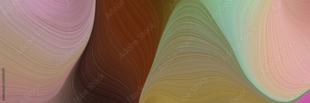 Poster abstract artistic art background with lines and gray gray, chocolate and very dark pink colors. can 