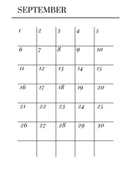 Planner sheet vector. Printable vertical notebook page