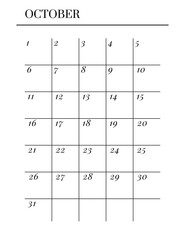 Planner sheet vector. Printable vertical notebook page