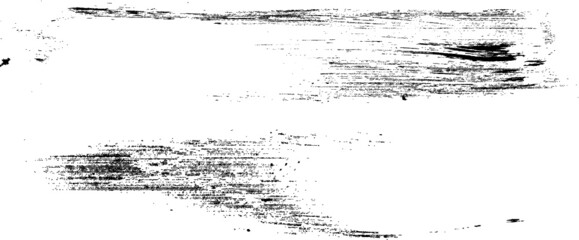 Grunge Paint Roller . Vector brush Stroke . Distressed banner . Black stripes isolated. paintbrush collection . Modern Textured shape . Dry border in Black . Bulge lines