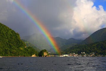 Rainbow in Soufriere