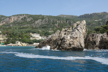 Küste bei Paleokastritsa auf Korfu
