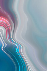 Abstract modern gray background with flowing neon bright fluid lines. Light lines, bright accent background. Acrylic fluid abstract.