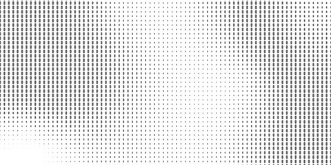 Gradient Pop-art backdrop. Vector surface design  Abstract monochrome half-ton White and black texture with dots.